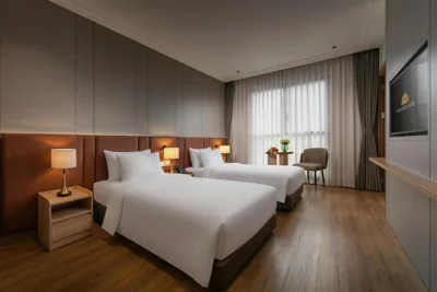 Deluxe Twin Room with City View — Hong Ngoc Cochinchine Boutique Hotel & Spa